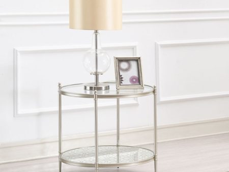 Zaba - End Table - Pearl Silver Online Hot Sale