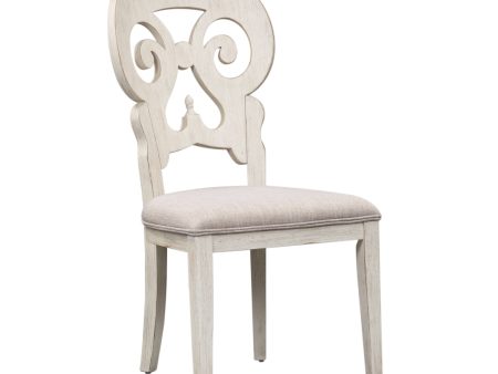 Farmhouse Reimagined - Splat Back Side Chair - White Discount