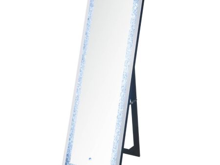 Noralie - Floor Mirror - Mirrored & Faux Diamonds - 60  Cheap