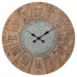 Payson - Antique Gray   Natural - Wall Clock Cheap