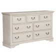 Bayside - 7 Drawer Dresser - White Fashion