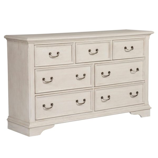 Bayside - 7 Drawer Dresser - White Fashion