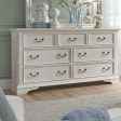 Bayside - 7 Drawer Dresser - White Fashion