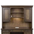 Amelia - Jr Executive Credenza Hutch - Dark Brown Discount