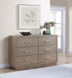 Kenora - 6-Drawer Dresser - Barley Brown Online