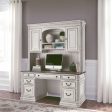 Magnolia Manor - Jr Executive Credenza Hutch - White For Discount