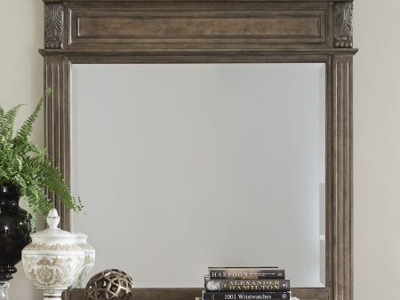 Carlisle Court - Landscape Mirror - Medium Brown Supply