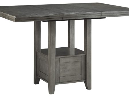 Hallanden - Gray - Rectangular Dining Room Counter Extension Table Online Sale