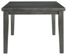 Hallanden - Gray - Rectangular Dining Room Butterfly Extension Table For Sale