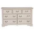 Bayside - 7 Drawer Dresser - White Fashion