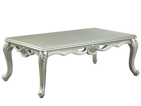 Qunsia - Coffee Table - Champagne Finish Online Sale