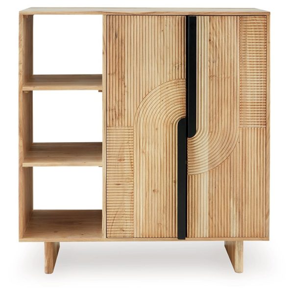 Kierwell - Natural - Accent Cabinet Online now