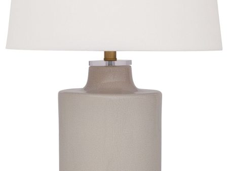 Cylener - Off White - Ceramic Table Lamp on Sale