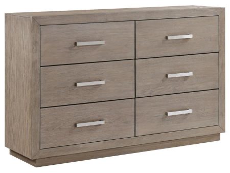 Kenora - 6-Drawer Dresser - Barley Brown Online