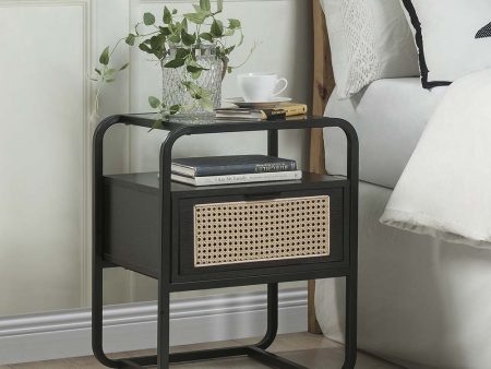 Colson - Accent Table - Black Finish For Discount