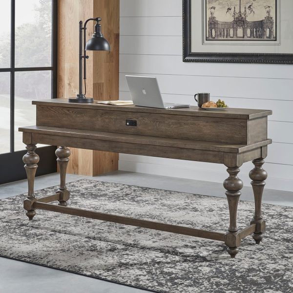 Americana Farmhouse - Console Bar Table - Light Brown Online Sale