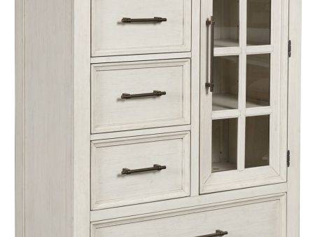 Shaybrock - Antique White   Brown - Door Chest Sale