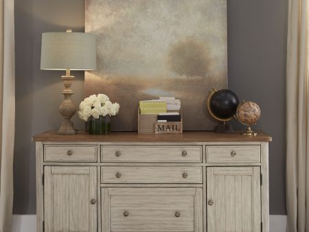 Farmhouse Reimagined - Door Credenza - White Online now