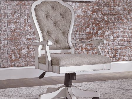 Magnolia Manor - Jr Executive Desk Chair - White Online Sale