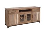 Natural Parota - 70  TV Stand - Brown Cappuccino For Cheap