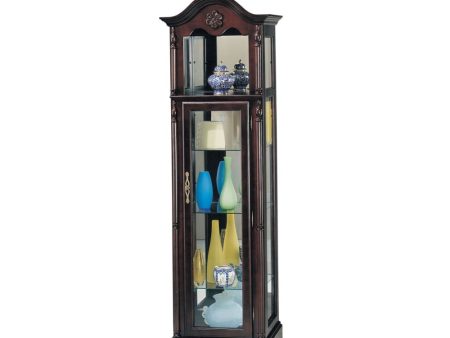 Lindsey - Curio Cabinet - Dark Brown - 22  Hot on Sale