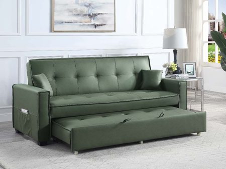 Octavio - Sofa - Green Fabric Cheap