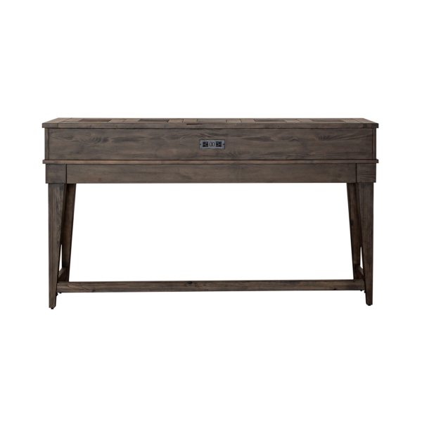 Arrowcreek - Console Bar Table - Dark Brown Online Hot Sale