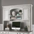 Magnolia Manor - Jr Executive Credenza Hutch - White For Discount