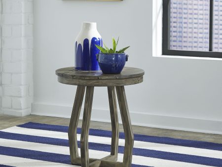 Hayden Way - Chair Side Table - Washed Gray For Cheap