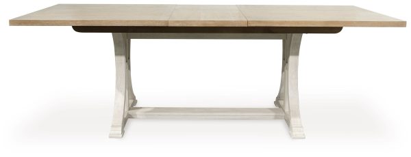 Shaybrock - Antique White   Brown - Rectangular Dining Room Extension Table Online