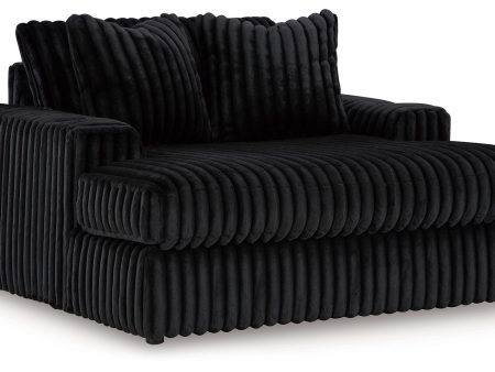 Midnight-Madness - Onyx - Oversized Chaise For Sale