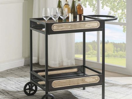 Colson - Serving Cart - Black Finish For Discount