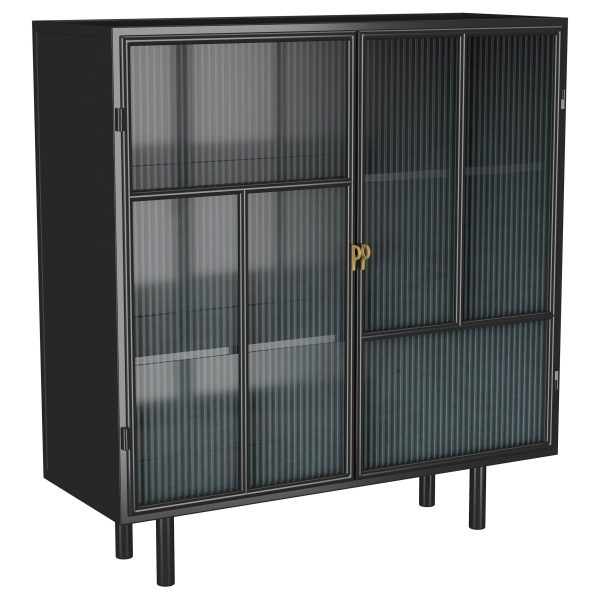 Dalia - 2 Door Accent Storage Cabinet With Shelving - Black Online