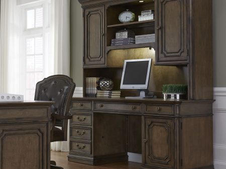 Amelia - Jr Executive Credenza Set - Dark Brown Online