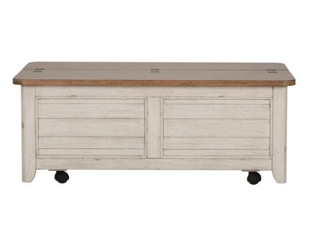 Farmhouse Reimagined - Storage Trunk - White Discount