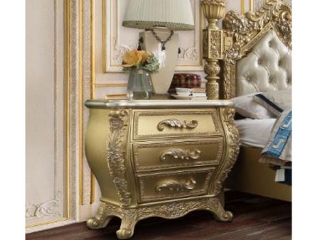 Cabriole - Nightstand - Gold Finish on Sale