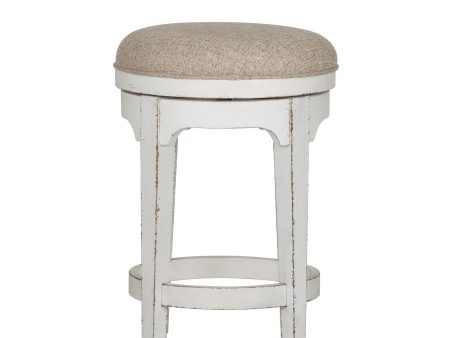 Magnolia Manor - Console Swivel Stool - White Sale