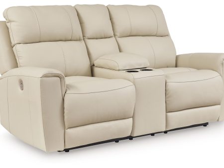 Dahlmoore - Almond - Dbl Power Reclining Loveseat With Console Hot on Sale