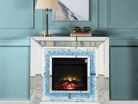 Noralie - Fireplace - Mirrored & Faux Diamonds - 41  Cheap