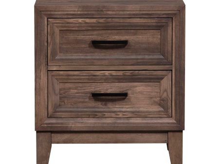 Ridgecrest - 2 Drawer Nightstand - Light Brown For Discount