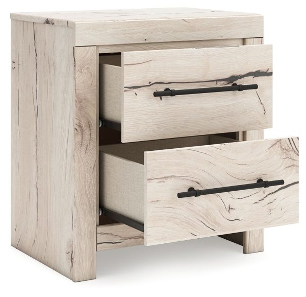 Lawroy - Light Natural - Two Drawer Night Stand Online Hot Sale