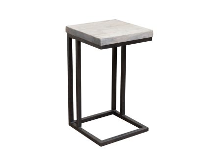 Vista - Accent Table - Off-White Bleached For Cheap