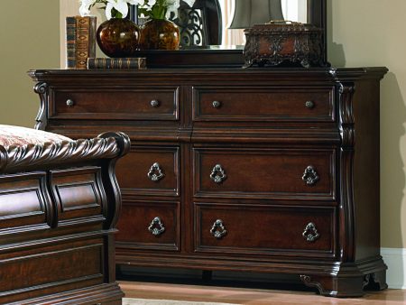 Arbor Place - 8 Drawer Double Dresser - Dark Brown Discount