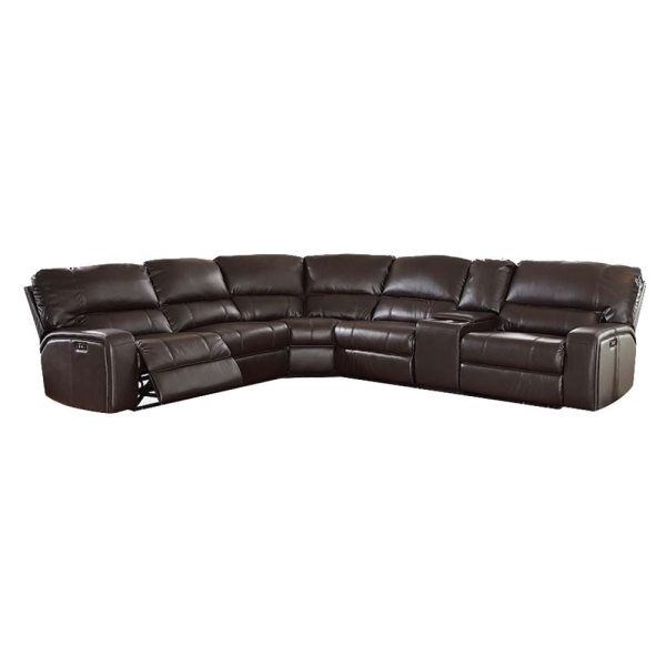 Saul - Power Motion Sectional Sofa - Espresso For Cheap