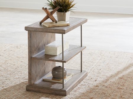 City Scape - Chair Side Table - Burnished Beige Sale