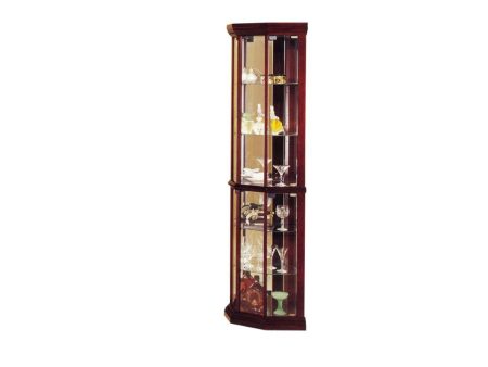 Huxley - Curio Cabinet (Corner) - Dark Brown - 16  Online