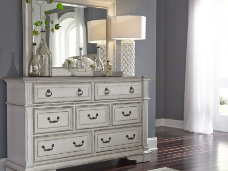 Abbey Park - Dresser & Mirror - White For Discount