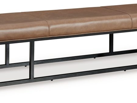 Joston - Caramel - Accent Bench For Discount