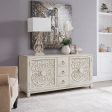 Sundance - 2 Door 3 Drawer Wood Accent Cabinet - White For Cheap