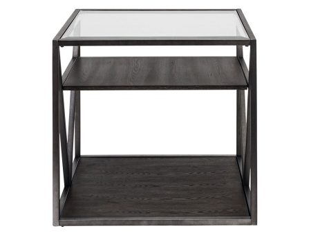 Arista - End Table - Dark Gray Online Sale